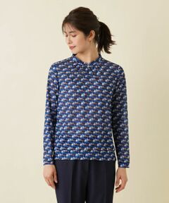 Leilian PLUS HOUSE / レリアンプラスハウス カットソー | 総柄ブラウス【ROCHAS Premiere】