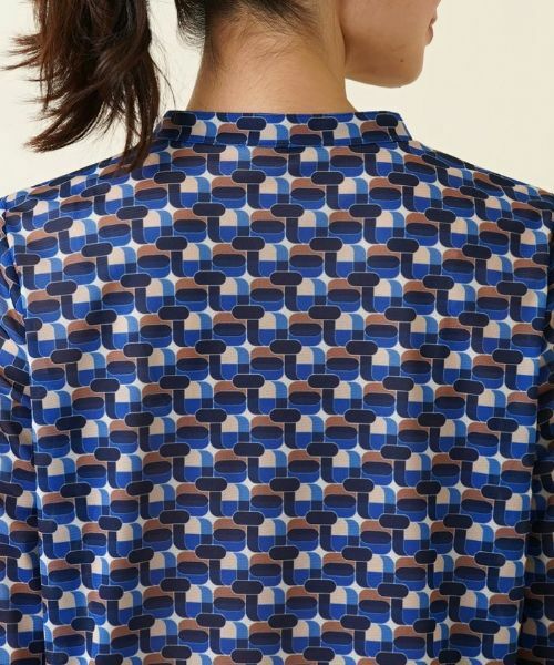 Leilian PLUS HOUSE / レリアンプラスハウス カットソー | 総柄ブラウス【ROCHAS Premiere】 | 詳細4