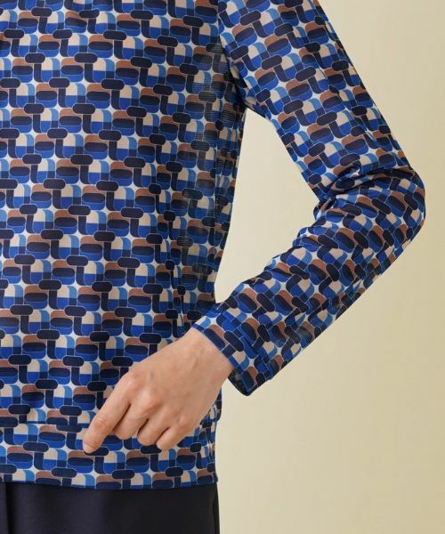 Leilian PLUS HOUSE / レリアンプラスハウス カットソー | 総柄ブラウス【ROCHAS Premiere】 | 詳細5