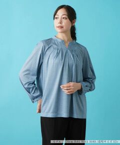 Leilian PLUS HOUSE / レリアンプラスハウス カットソー | プリントカットソー【ROCHAS Premiere】【RATTI】