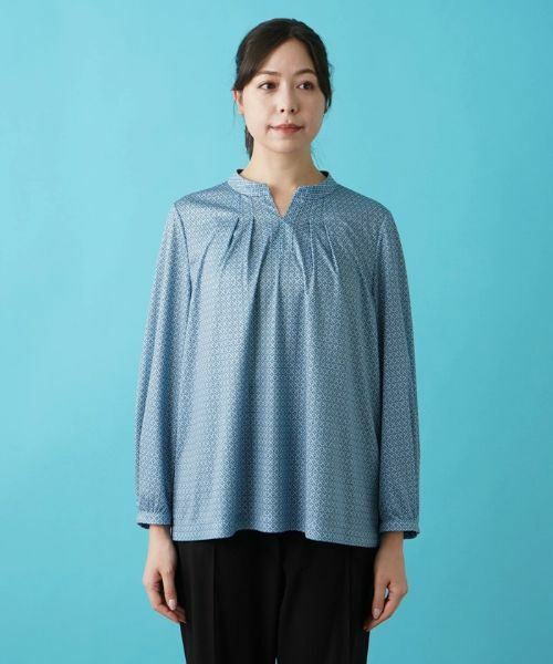 Leilian PLUS HOUSE / レリアンプラスハウス カットソー | プリントカットソー【ROCHAS Premiere】【RATTI】 | 詳細4