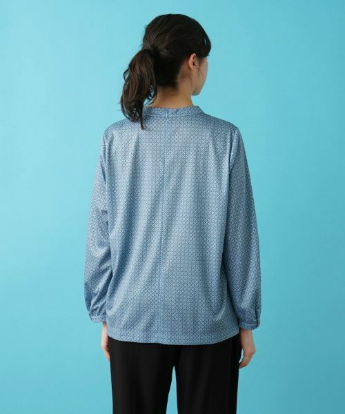 Leilian PLUS HOUSE / レリアンプラスハウス カットソー | プリントカットソー【ROCHAS Premiere】【RATTI】 | 詳細6