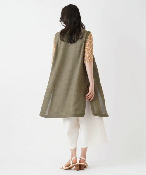 Leilian PLUS HOUSE / レリアンプラスハウス テーラードジャケット | 洗えるベスト【プラス企画】 | 詳細3