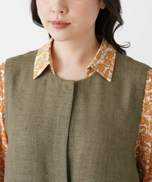 Leilian PLUS HOUSE / レリアンプラスハウス テーラードジャケット | 洗えるベスト【プラス企画】 | 詳細7