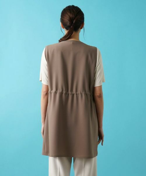 Leilian PLUS HOUSE / レリアンプラスハウス テーラードジャケット | 洗えるハーフ丈ベスト【プラス企画】 | 詳細6