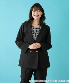 Leilian PLUS HOUSE / レリアンプラスハウス テーラードジャケット | ダブルブレステッドブレザー【プラス企画】