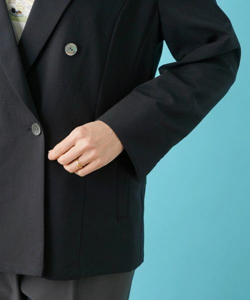 Leilian PLUS HOUSE / レリアンプラスハウス テーラードジャケット | ダブルブレステッドブレザー【プラス企画】 | 詳細12