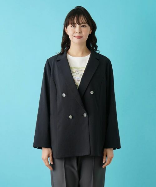 Leilian PLUS HOUSE / レリアンプラスハウス テーラードジャケット | ダブルブレステッドブレザー【プラス企画】 | 詳細7