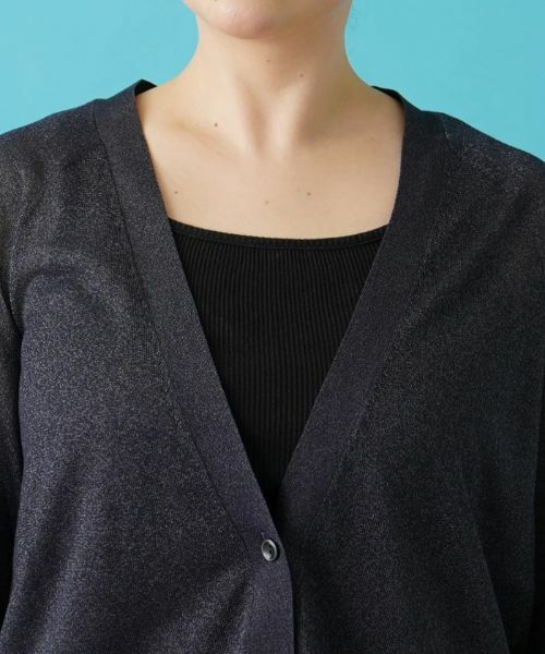 Leilian PLUS HOUSE / レリアンプラスハウス カーディガン・ボレロ | Vネックニットカーディガン【プラス企画】 | 詳細13