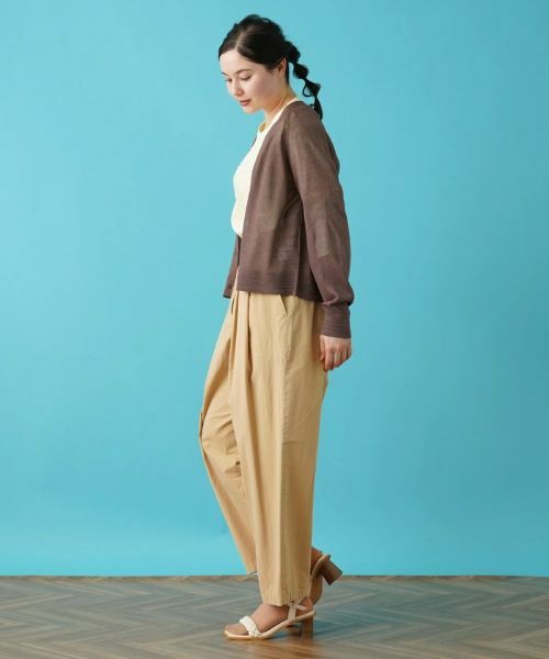 Leilian PLUS HOUSE / レリアンプラスハウス カーディガン・ボレロ | Vネックニットカーディガン【プラス企画】 | 詳細2