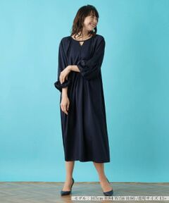 Leilian PLUS HOUSE / レリアンプラスハウス ドレス | フレアシルエットワンピース【プラス企画】
