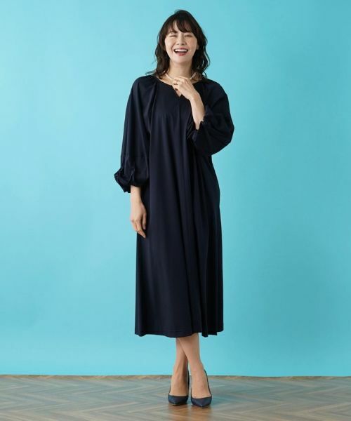 Leilian PLUS HOUSE / レリアンプラスハウス ドレス | フレアシルエットワンピース【プラス企画】 | 詳細1