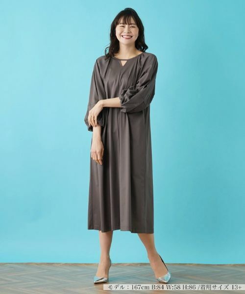 Leilian PLUS HOUSE / レリアンプラスハウス ドレス | フレアシルエットワンピース【プラス企画】 | 詳細7