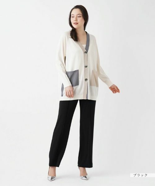 Leilian PLUS HOUSE / レリアンプラスハウス その他パンツ | 【店舗人気】センターラインパンツ【プラス企画】 | 詳細1