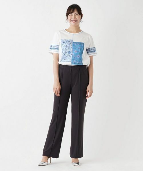 Leilian PLUS HOUSE / レリアンプラスハウス その他パンツ | 【店舗人気】センターラインパンツ【プラス企画】 | 詳細10