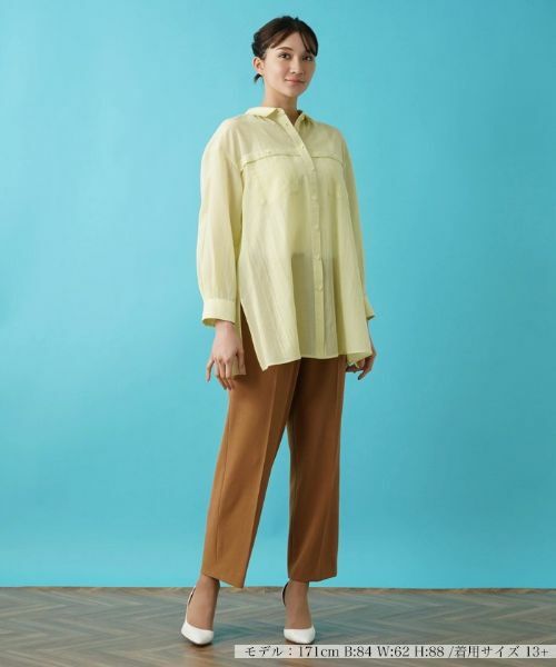 Leilian PLUS HOUSE / レリアンプラスハウス シャツ・ブラウス | 羽織ブラウス【プラス企画】 | 詳細4