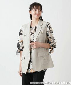 Leilian PLUS HOUSE / レリアンプラスハウス テーラードジャケット | ベスト【プラス企画】