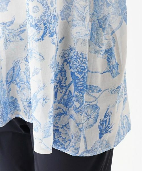 Leilian PLUS HOUSE / レリアンプラスハウス シャツ・ブラウス | フラワープリントブラウス【プラス企画】 | 詳細10