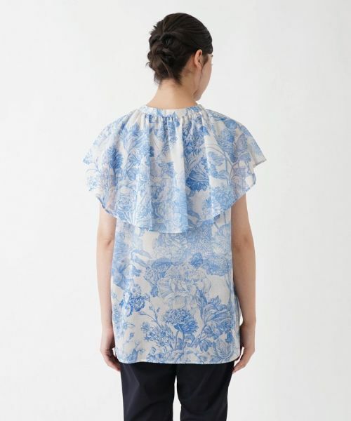 Leilian PLUS HOUSE / レリアンプラスハウス シャツ・ブラウス | フラワープリントブラウス【プラス企画】 | 詳細6