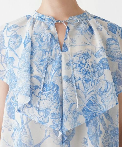 Leilian PLUS HOUSE / レリアンプラスハウス シャツ・ブラウス | フラワープリントブラウス【プラス企画】 | 詳細7