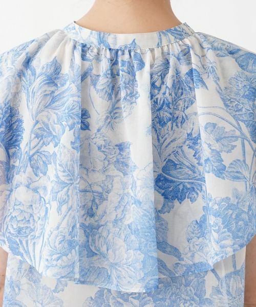 Leilian PLUS HOUSE / レリアンプラスハウス シャツ・ブラウス | フラワープリントブラウス【プラス企画】 | 詳細8