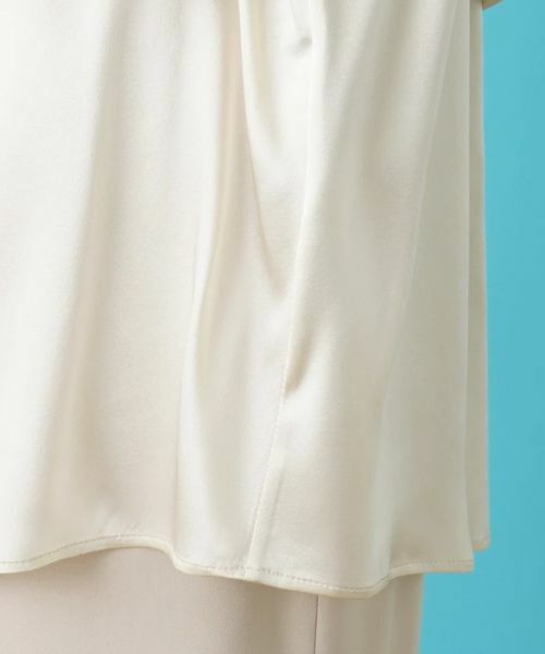 Leilian PLUS HOUSE / レリアンプラスハウス シャツ・ブラウス | スタンドカラーサテンブラウス【BOURGE】 | 詳細27