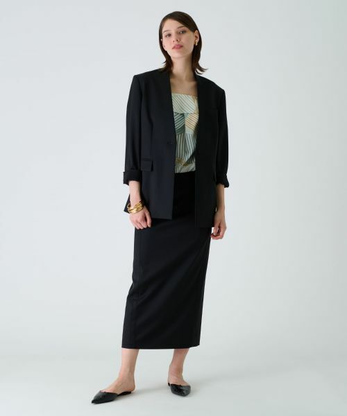 Leilian PLUS HOUSE / レリアンプラスハウス ミニ・ひざ丈スカート | ロングタイトスカート【BOURGE】 | 詳細5