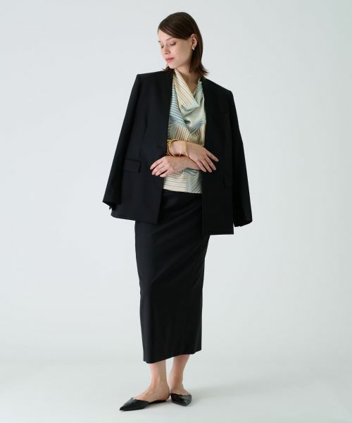 Leilian PLUS HOUSE / レリアンプラスハウス ミニ・ひざ丈スカート | ロングタイトスカート【BOURGE】 | 詳細9