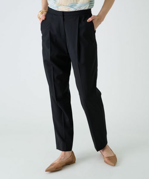Leilian PLUS HOUSE / レリアンプラスハウス その他パンツ | タックテーパードパンツ【BOURGE】 | 詳細2