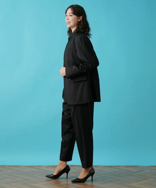 Leilian PLUS HOUSE / レリアンプラスハウス その他パンツ | タックテーパードパンツ【BOURGE】 | 詳細8