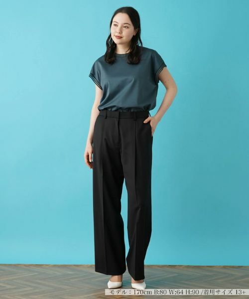 Leilian PLUS HOUSE / レリアンプラスハウス その他パンツ | センタープレスパンツ【BOURGE】 | 詳細7