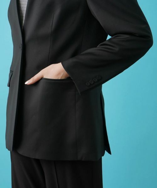 Leilian PLUS HOUSE / レリアンプラスハウス テーラードジャケット | ノーカラージャケット【BOURGE】 | 詳細20