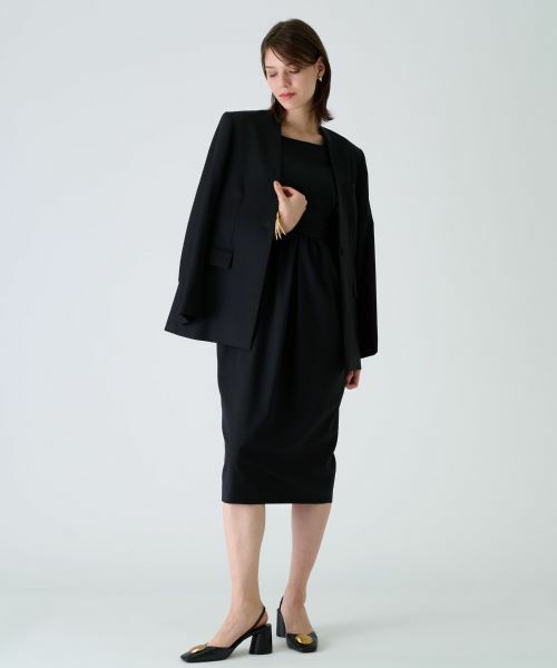 Leilian PLUS HOUSE / レリアンプラスハウス テーラードジャケット | ノーカラージャケット【BOURGE】 | 詳細4