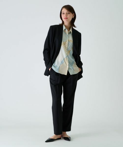 Leilian PLUS HOUSE / レリアンプラスハウス テーラードジャケット | ノーカラージャケット【BOURGE】 | 詳細8