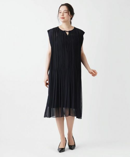 Leilian PLUS HOUSE / レリアンプラスハウス ドレス | 洗えるプリーツワンピース【プラス企画】 | 詳細4