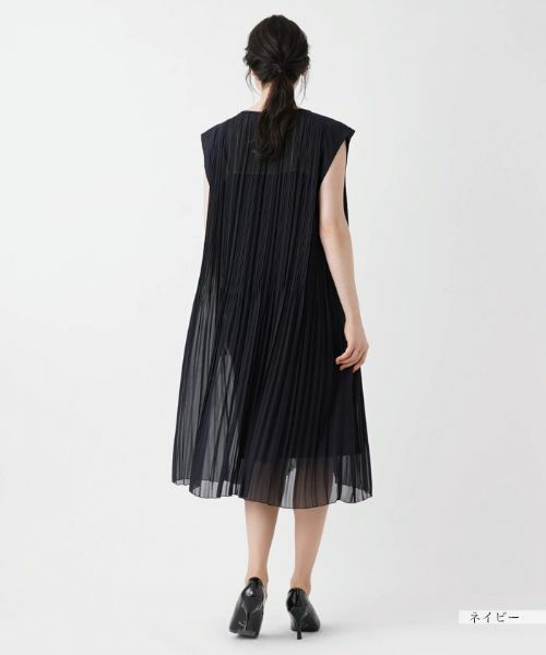 Leilian PLUS HOUSE / レリアンプラスハウス ドレス | 洗えるプリーツワンピース【プラス企画】 | 詳細7