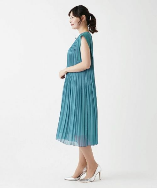 Leilian PLUS HOUSE / レリアンプラスハウス ドレス | 洗えるプリーツワンピース【プラス企画】 | 詳細8
