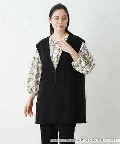 Leilian PLUS HOUSE / レリアンプラスハウス テーラードジャケット | ロングレングスジレ【BOURGE】