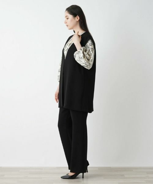 Leilian PLUS HOUSE / レリアンプラスハウス テーラードジャケット | ロングレングスジレ【BOURGE】 | 詳細2