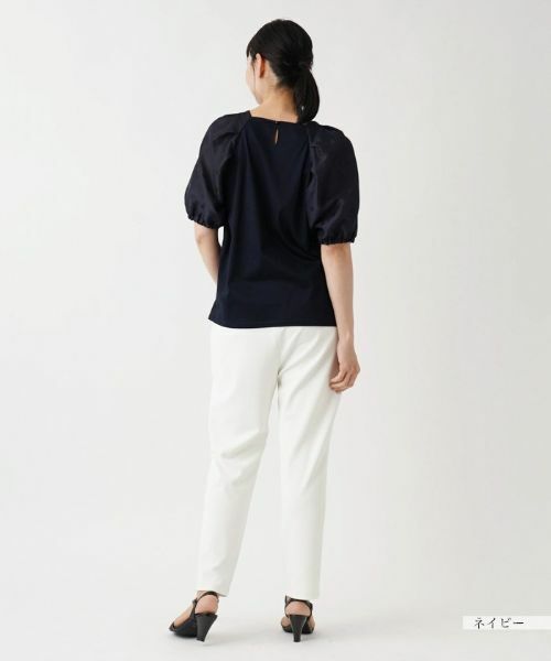 Leilian PLUS HOUSE / レリアンプラスハウス カットソー | ドット柄カットソー【BOURGE】 | 詳細15