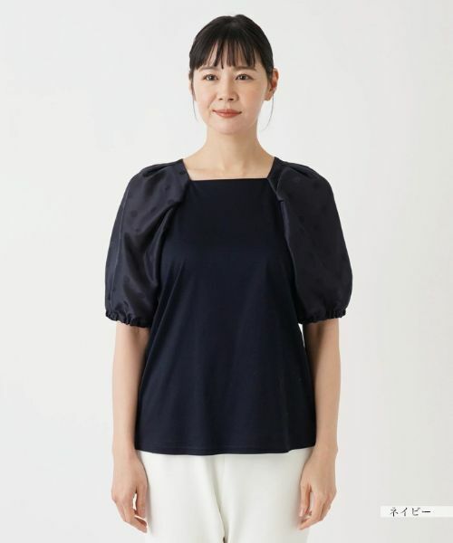 Leilian PLUS HOUSE / レリアンプラスハウス カットソー | ドット柄カットソー【BOURGE】 | 詳細16