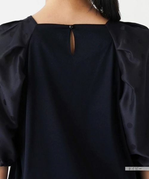 Leilian PLUS HOUSE / レリアンプラスハウス カットソー | ドット柄カットソー【BOURGE】 | 詳細20