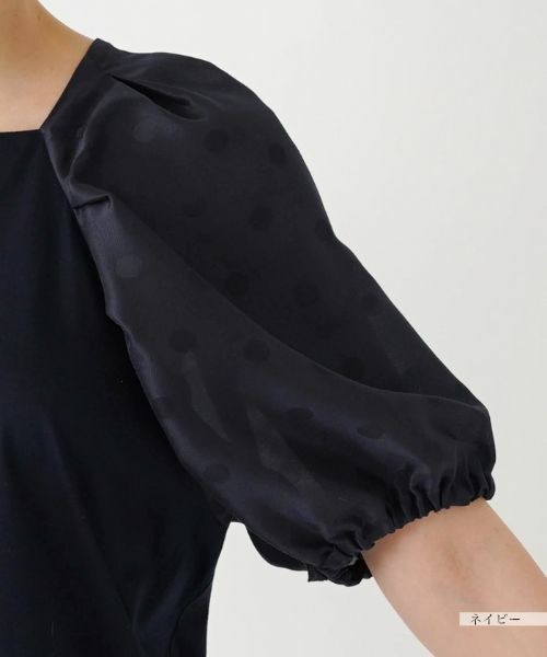 Leilian PLUS HOUSE / レリアンプラスハウス カットソー | ドット柄カットソー【BOURGE】 | 詳細21