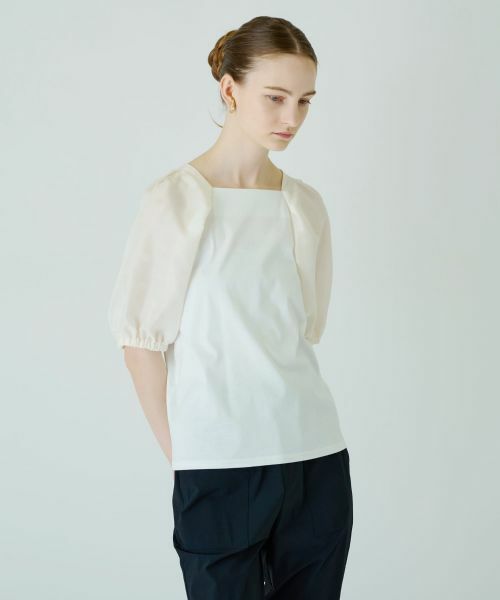 Leilian PLUS HOUSE / レリアンプラスハウス カットソー | ドット柄カットソー【BOURGE】 | 詳細6