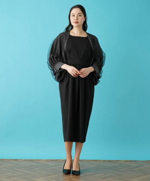 Leilian PLUS HOUSE / レリアンプラスハウス シャツ・ブラウス | ボレロカーディガン【BOURGE】 | 詳細1