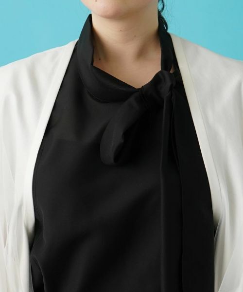 Leilian PLUS HOUSE / レリアンプラスハウス シャツ・ブラウス | ボレロカーディガン【BOURGE】 | 詳細13