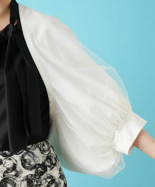 Leilian PLUS HOUSE / レリアンプラスハウス シャツ・ブラウス | ボレロカーディガン【BOURGE】 | 詳細15