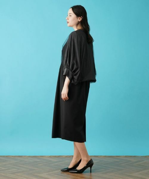 Leilian PLUS HOUSE / レリアンプラスハウス シャツ・ブラウス | ボレロカーディガン【BOURGE】 | 詳細2