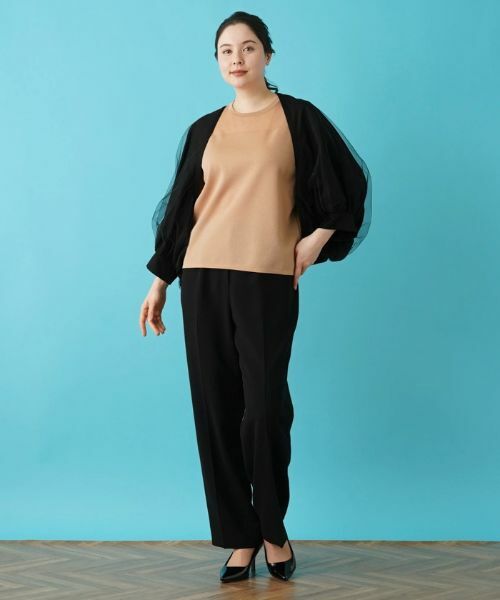 Leilian PLUS HOUSE / レリアンプラスハウス シャツ・ブラウス | ボレロカーディガン【BOURGE】 | 詳細4