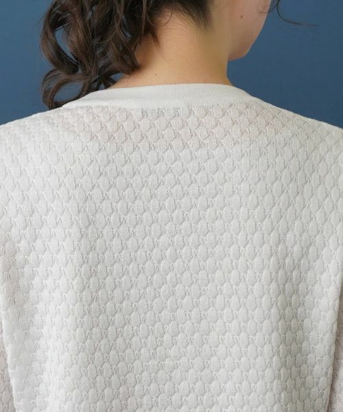 Leilian PLUS HOUSE / レリアンプラスハウス カーディガン・ボレロ | フラワー刺繍カーディガン | 詳細10